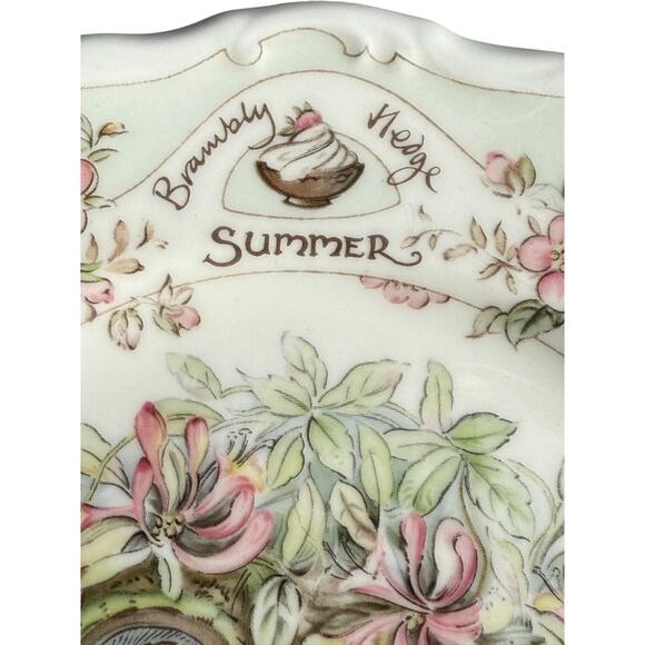 1983 Royal Doulton Brambley Hedge Four Seasons SUMMER Plate 6" - Picture 5 of 6